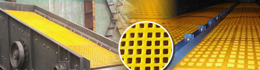 Abrasion Resistant Polymer Vibrating Screen